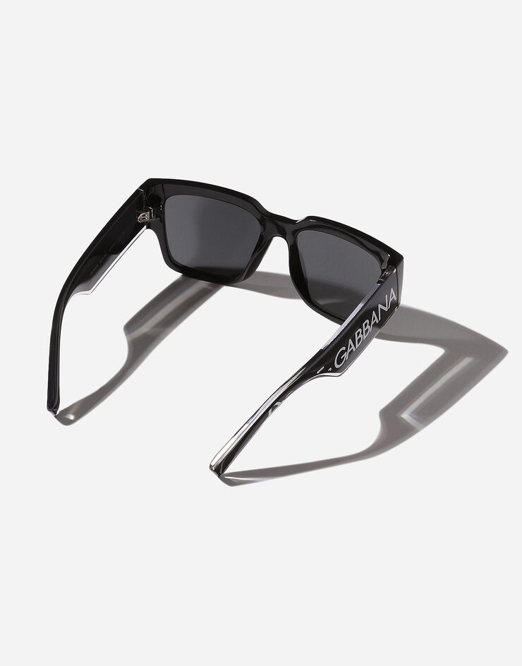 Dolce & Gabbana Sonnenbrille Logo DNA Schwarz VG600LVN187