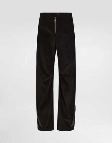 Dolce & Gabbana Corduroy cargo trousers Brown GP15VTFUVET