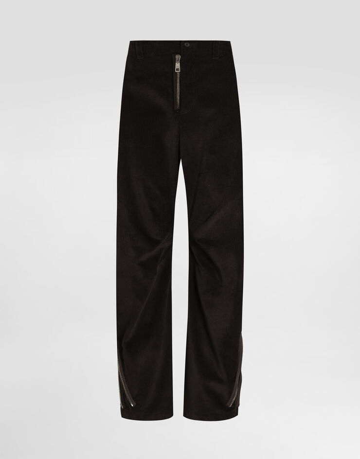 Dolce & Gabbana Corduroy cargo trousers Brown GP15VTFUVET