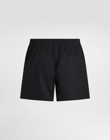 Dolce & Gabbana Logo-print poplin boxer shorts Multicolor M3A12THS5T7