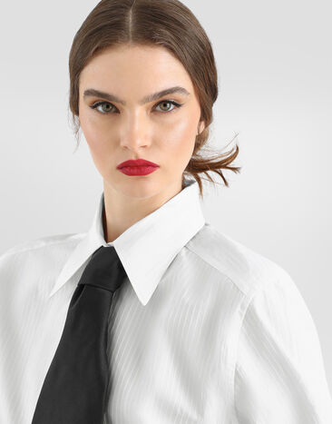 Dolce & Gabbana Striped poplin shirt Dolce & Gabbana Striped poplin shirt Multicolor F5U89TFB5OE