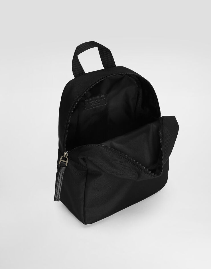 Dolce & Gabbana Mochila de nailon con logotipo Dolce&Gabbana Negro EM0141AB124