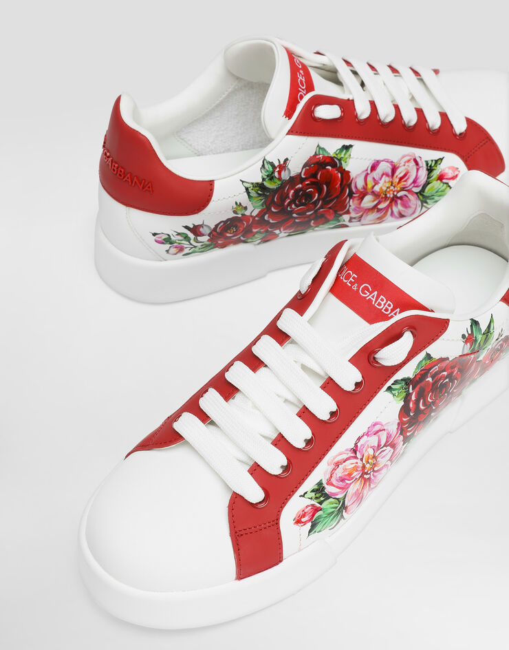 Dolce & Gabbana Calfskin Portofino sneakers Print CK2330AD773