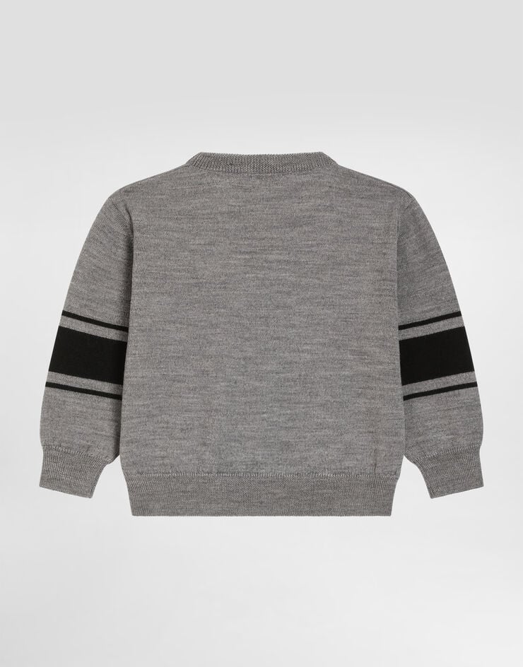 Dolce & Gabbana Virgin wool pullover Grey L1KWD0JDVG6