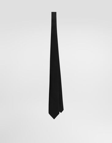 Dolce & Gabbana Twill tie Dolce & Gabbana Twill tie Black FT048RGDD1C