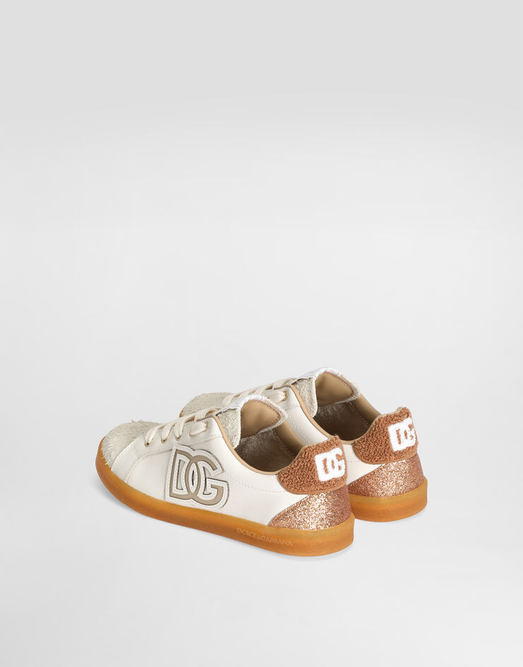 Dolce & Gabbana DG Original sneakers in split calfskin  D11423A0661