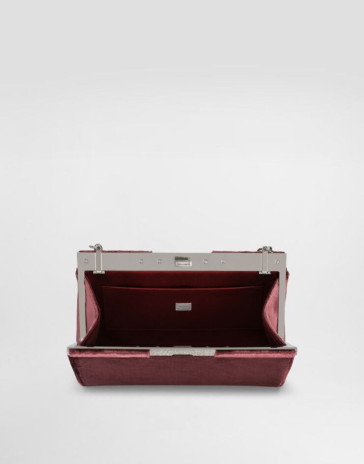 Dolce & Gabbana حقيبة كلاتش مارلين نبيذي BB7620A6475