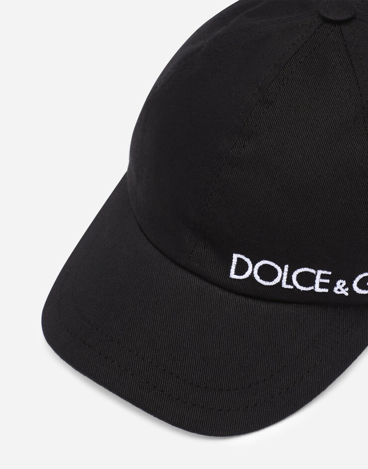 Dolce & Gabbana Baseball cap with logo embroidery Black LB4H80G7CG2