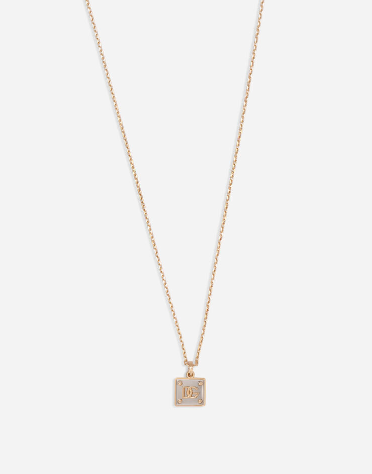 Dolce & Gabbana Necklace with DG logo pendant 多色 WNN5B9W1111