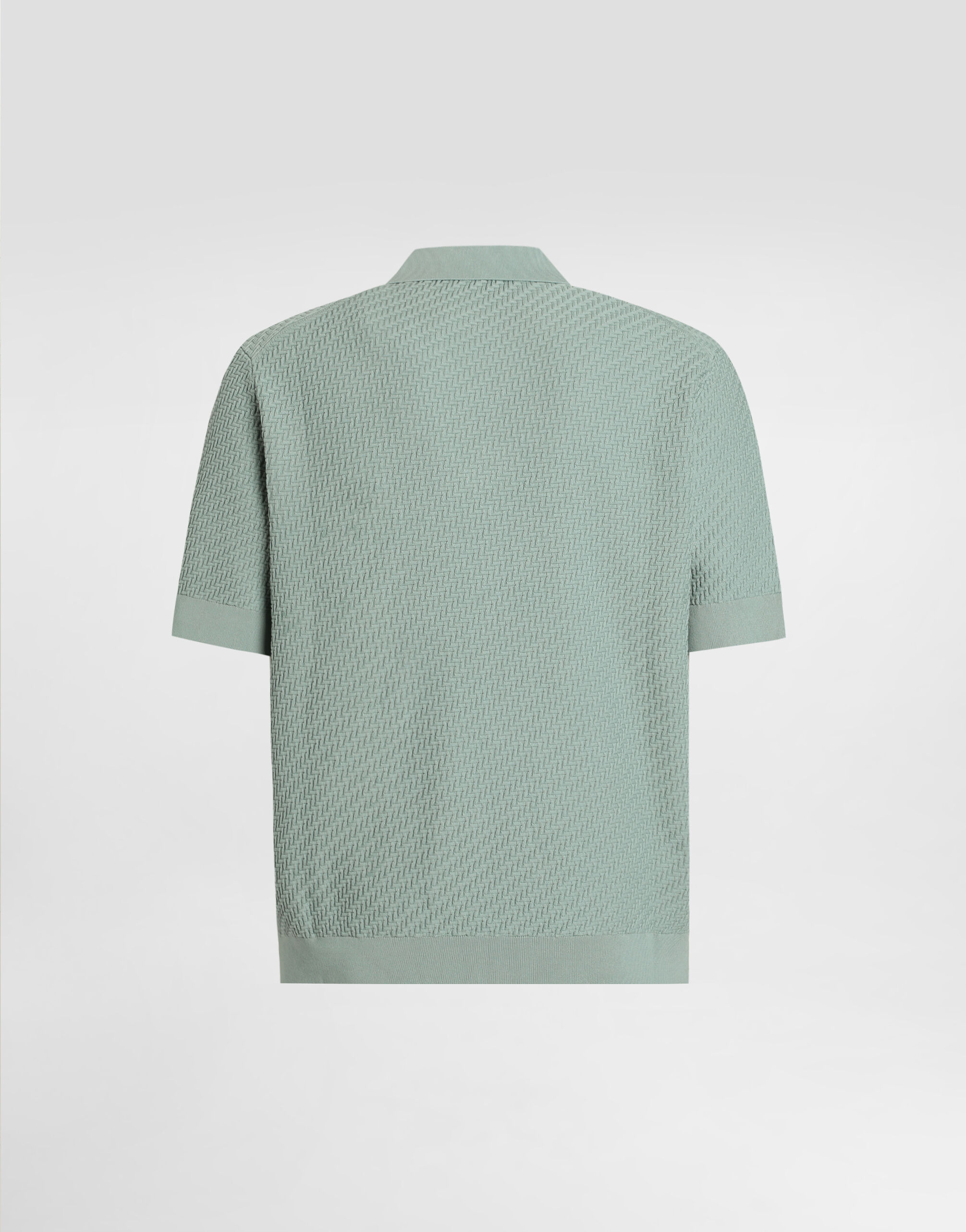 Micro-dot stitch polo shirt - thumbnail 2