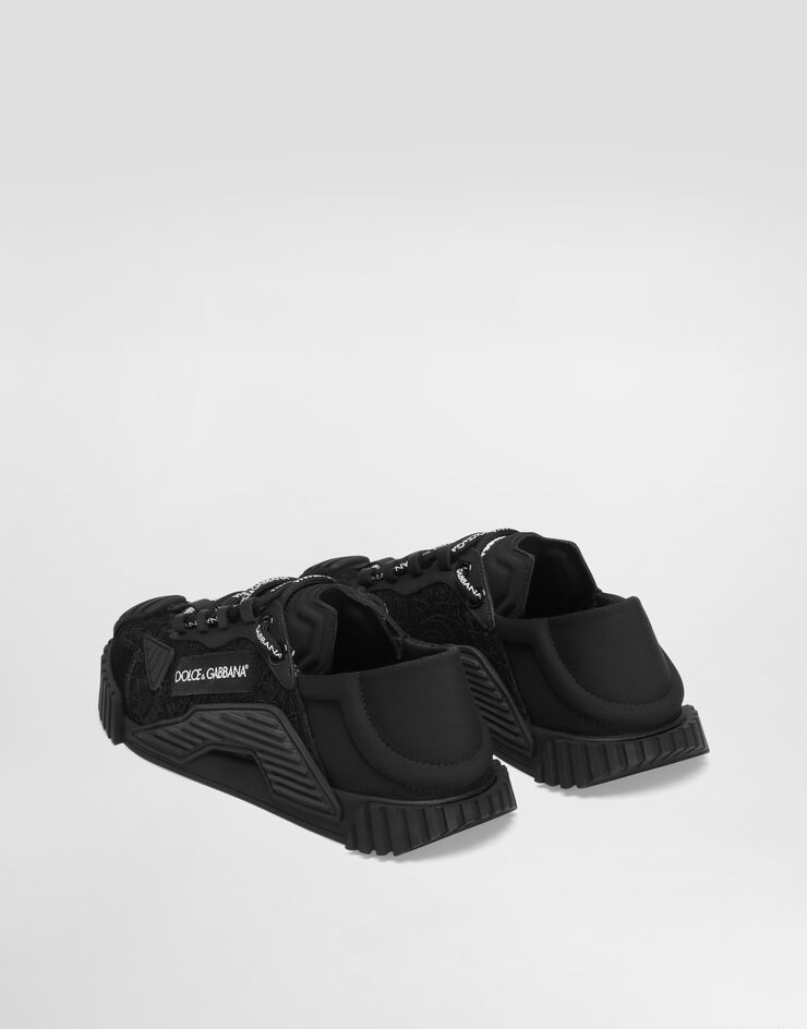 Dolce & Gabbana Mixed-materials NS1 slip-on sneakers Black CK1837AX372
