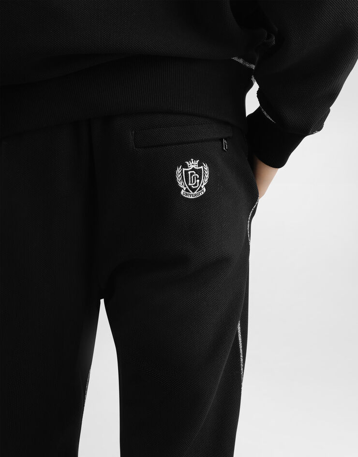 Dolce & Gabbana Techno fleece joggers Dolce & Gabbana Techno fleece joggers Black GVS2HZFUS37