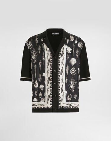 Dolce & Gabbana Silk and cotton shirt Multicolor GXVC0TJFMZL