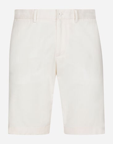 Dolce & Gabbana Stretch cotton shorts Beige BM2275AO727