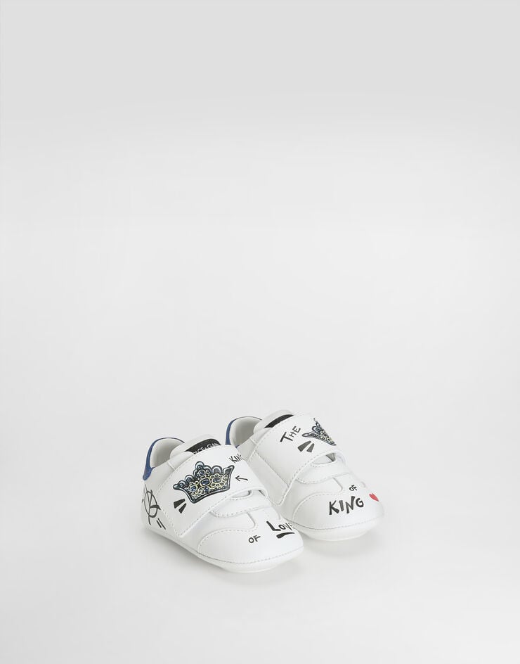 Dolce & Gabbana Sneaker en cuir d’agneau Multicolor DK0164AD161