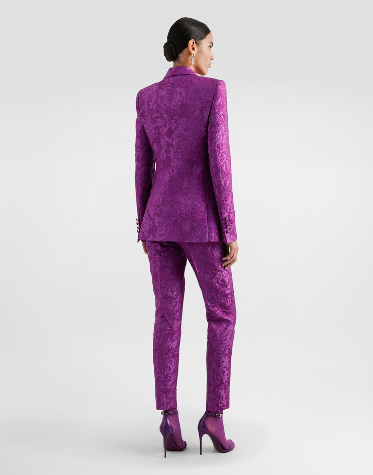 Dolce & Gabbana Chiffon shirt Purple F5S81TFU1AT