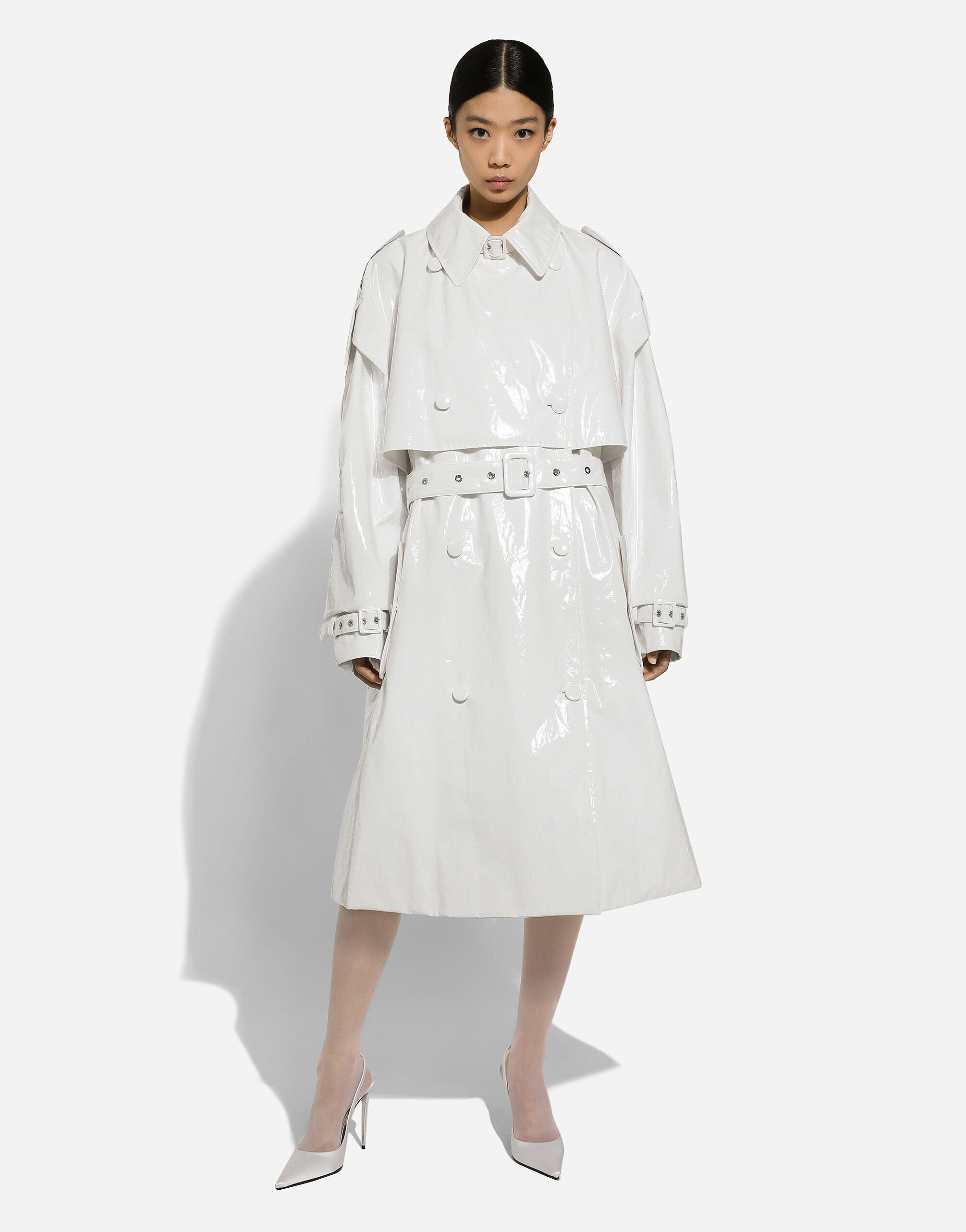 White cotton coat cheap