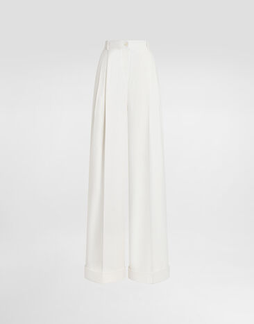 Dolce & Gabbana Cashmere trousers White FTBMPTFU29R
