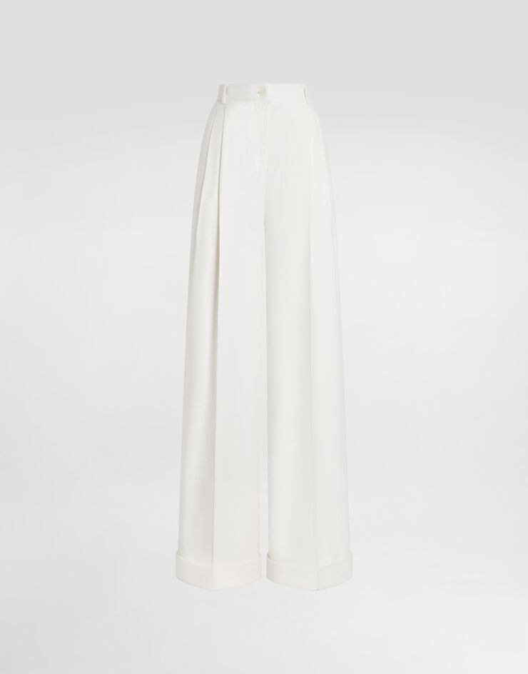 Dolce & Gabbana Cashmere trousers White FTBMPTFU29R