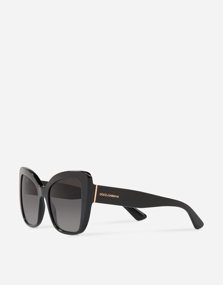Dolce & Gabbana نظارة شمسية بنصف طبعة أسود VG4348VP18G