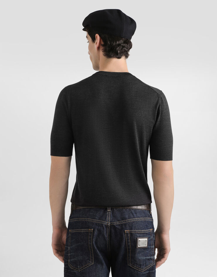 Dolce & Gabbana Wool pullover Grey GXX03TJDVBV