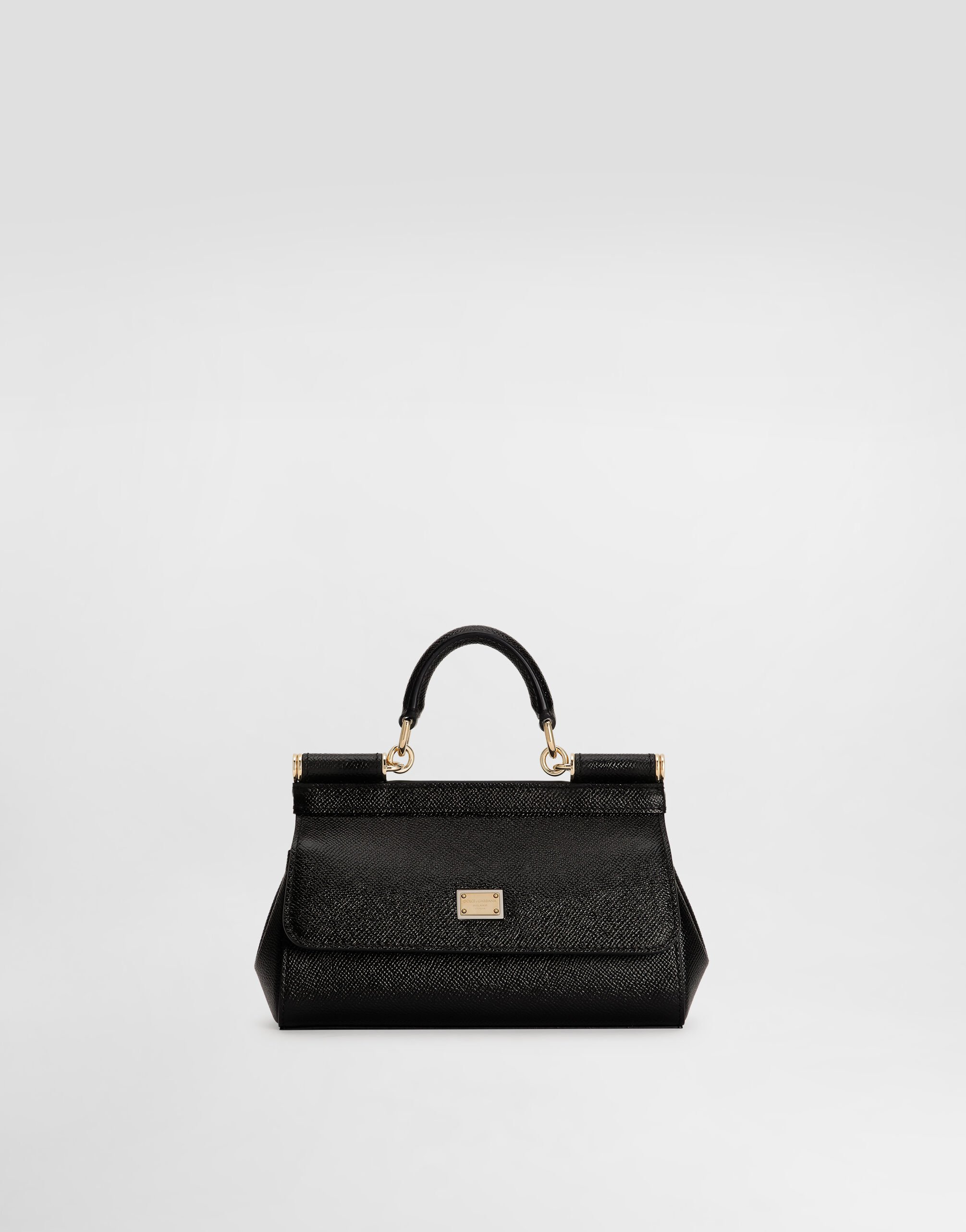 ハンドバッグ DOLCE & GABBANA TOP HANDLE BAGS NERO Dolce&Gabbana Medium Sicily Leather Top Handle Bag | Saks