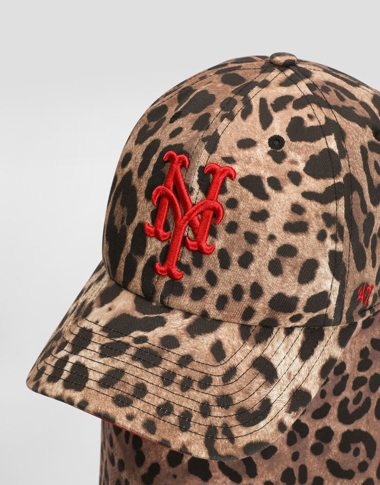Dolce & Gabbana Dolce&Gabbana X ’47 New York Mets Leo-Print Balaclava Multicolor IH153MGI225
