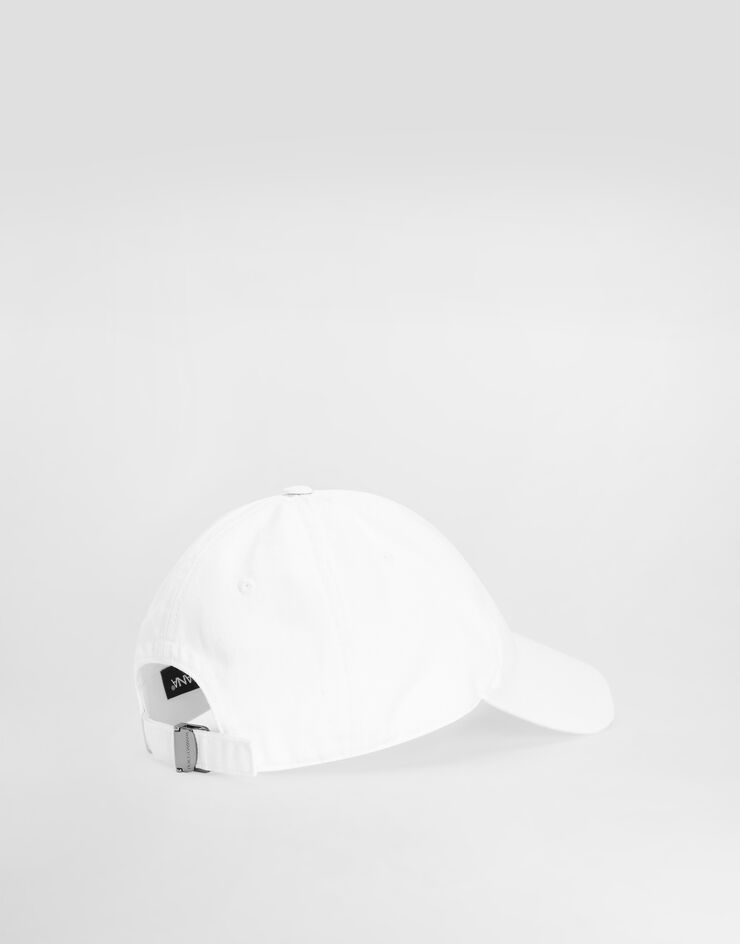 Dolce & Gabbana Бейсболка из хлопкового дрилла White GH590ZGK073