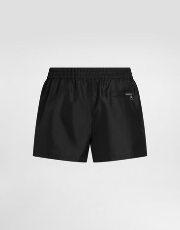 Dolce & Gabbana Canvas swim boxer shorts Black M4F60TON0EQ
