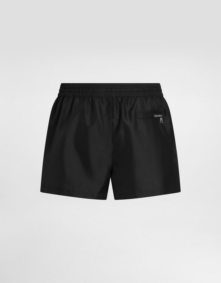 Dolce & Gabbana Canvas swim boxer shorts Dolce & Gabbana Canvas swim boxer shorts Black M4F60TON0EQ