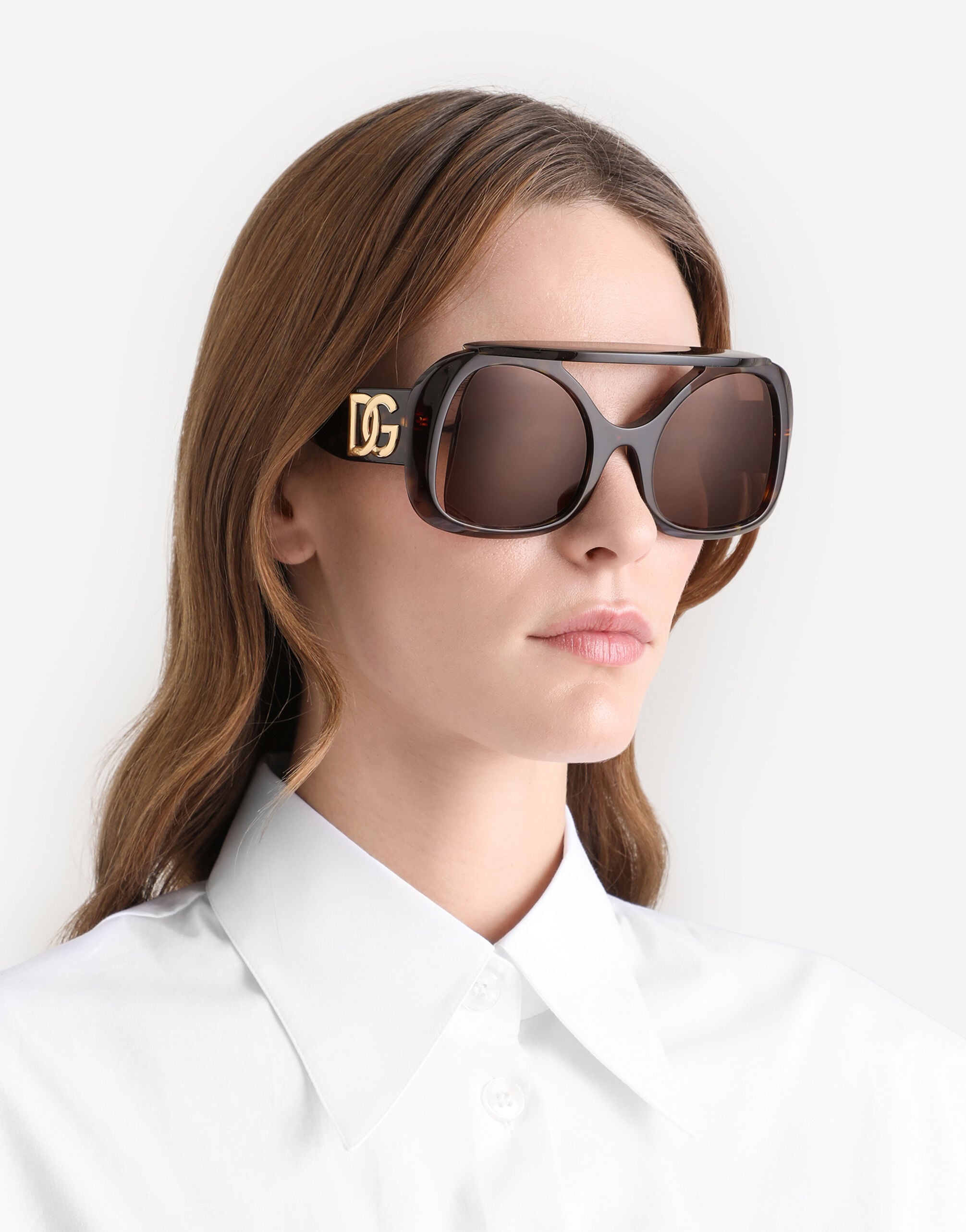 Sicilian Street Sunglasses in Havana for Women | Dolce&Gabbana® US
