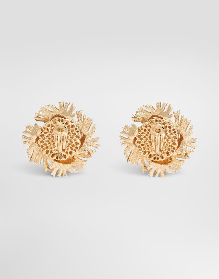 Dolce & Gabbana Cabochon clip earrings Gold WES6S1W1111