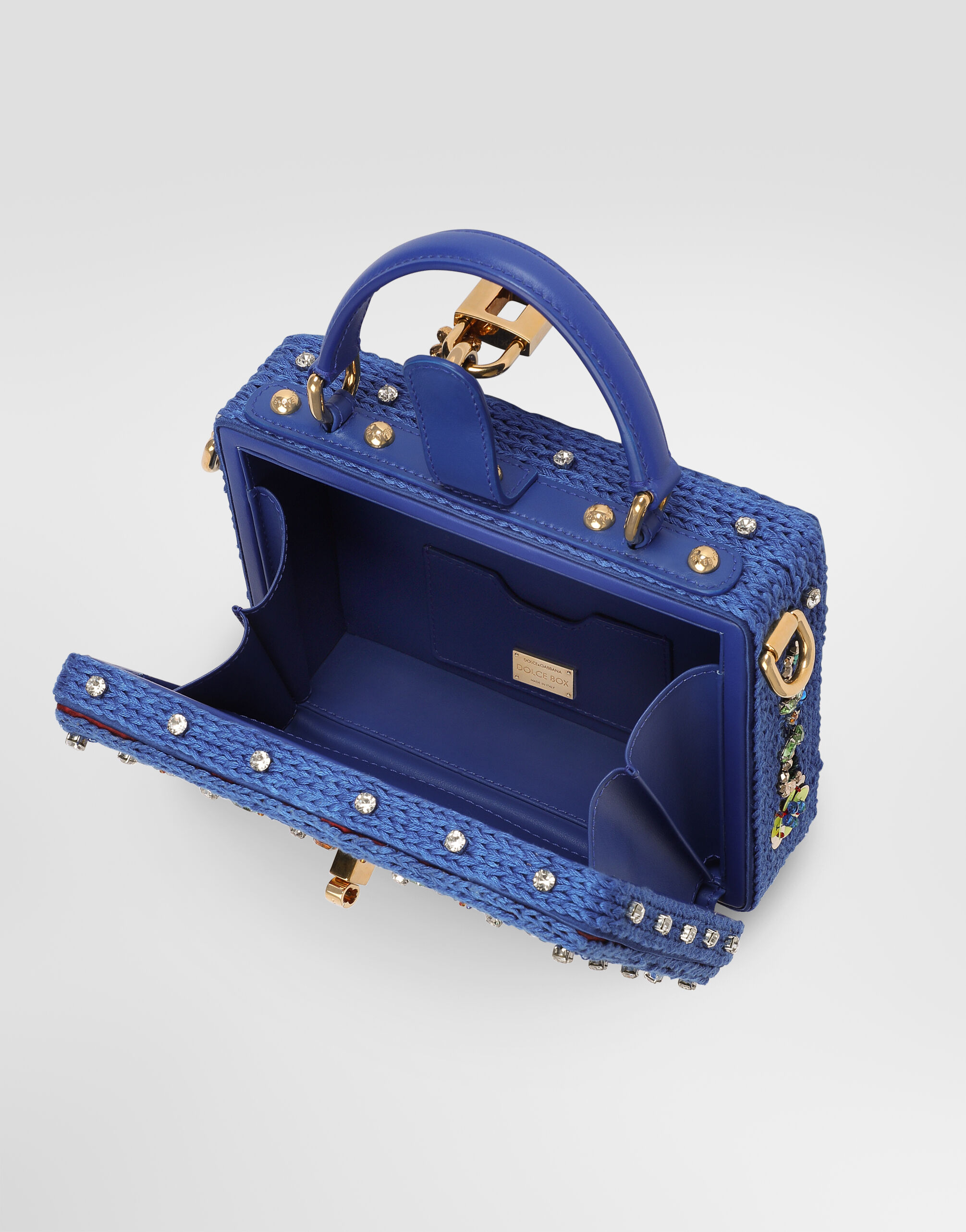 Dolce Box handbag with embroidery in Multicolor for Women