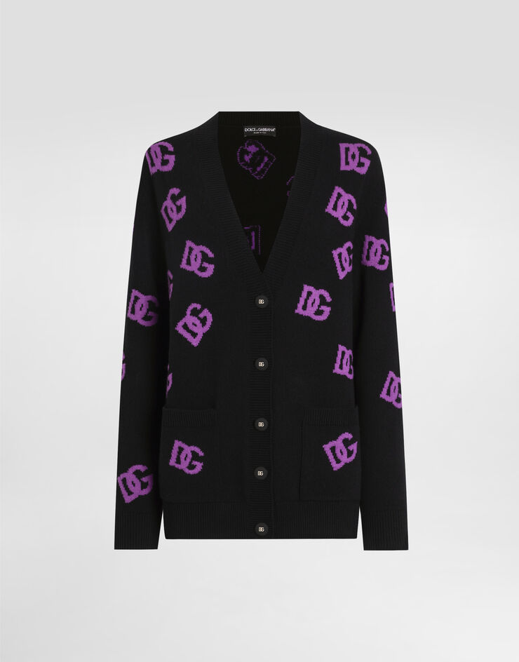 Dolce & Gabbana Wool cardigan Multicolor FXJ36TJCVYX