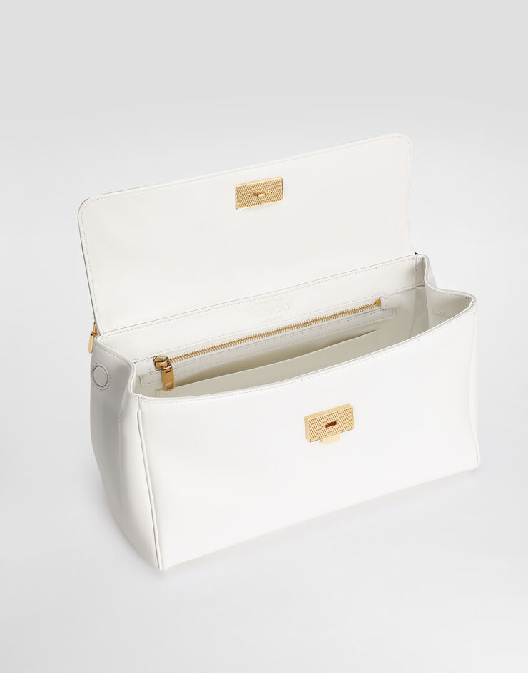 Dolce & Gabbana Medium My Sicily handbag in calfskin Dolce & Gabbana Medium My Sicily handbag in calfskin White BB7782B7321