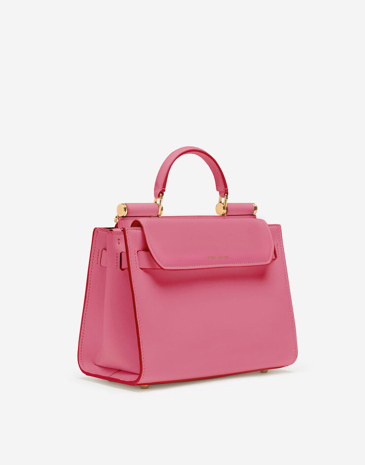Dolce & Gabbana Small calfskin Sicily 62 bag ROSA BB6836B5671