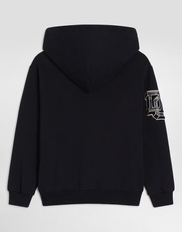 Dolce & Gabbana Sudadera en algodón con parche  L4JWNXG7P8E