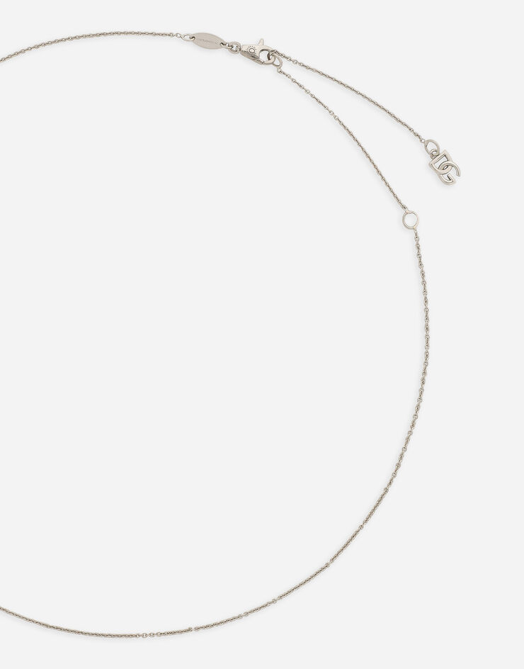 Dolce & Gabbana Belcher chain in white gold 18Kt Weiss WANR4GWOB01