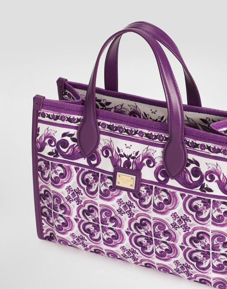 Dolce & Gabbana Printed canvas handbag Multicolor EB0252A7131