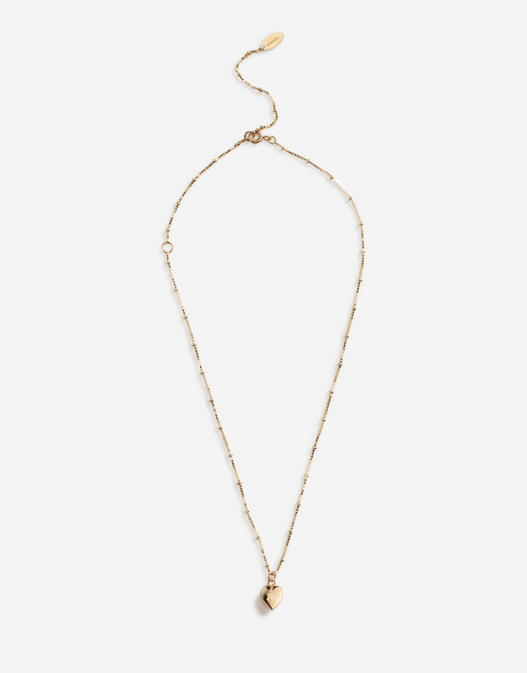 Dolce & Gabbana Collar con colgante de corazón Dorado WAEJ4GW0001