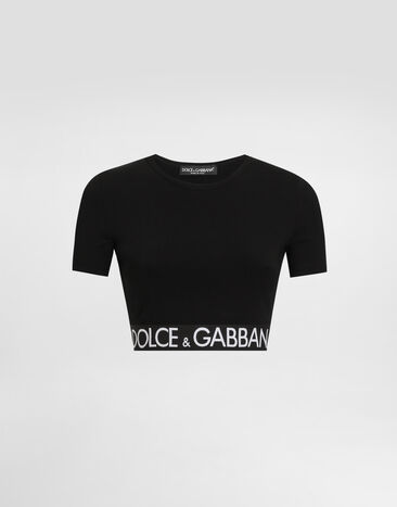 Dolce & Gabbana Cotton t-shirt Black F8N50TGDCML