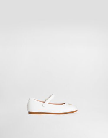 Dolce & Gabbana Nappa leather ballet flats White D20114AB793