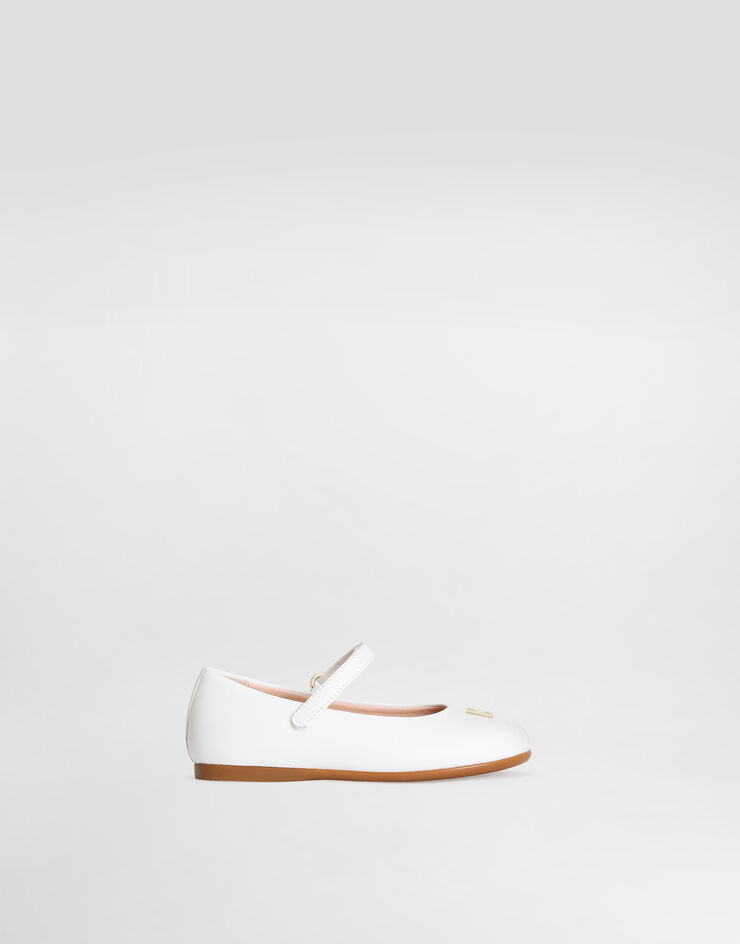 Dolce & Gabbana Nappa leather ballet flats White D20114AB793