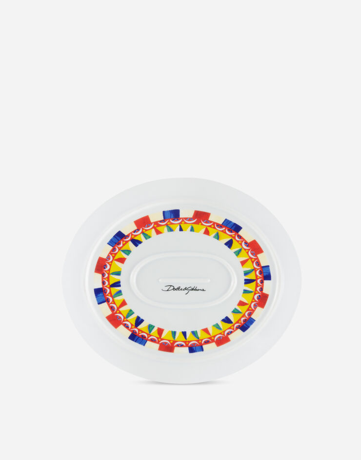 Dolce & Gabbana Porcelain Platter Multicolor TC0090TCA21