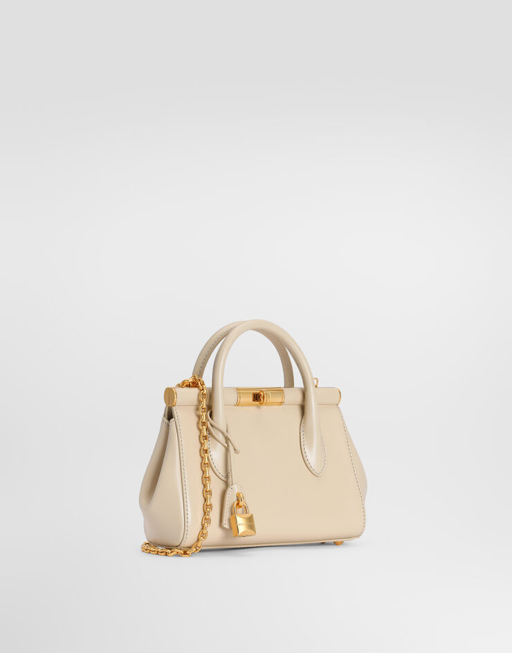 Dolce & Gabbana Mini Marlene day handbag in calfskin Dolce & Gabbana Mini Marlene day handbag in calfskin White BB7744A3G19
