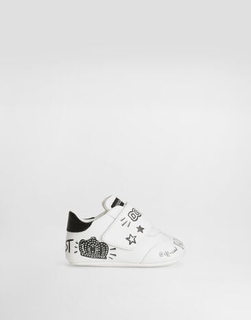 Dolce & Gabbana Sneakers in printed nappa leather Multicolor DK0117AS827