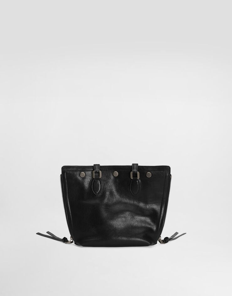 Dolce & Gabbana Atene tempesta calfskin shopping bag Dolce & Gabbana Atene tempesta calfskin shopping bag Black BM7890AU994