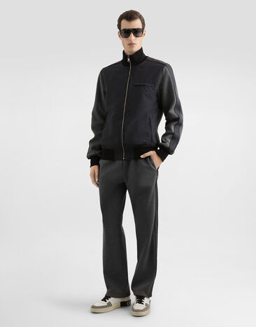 Dolce & Gabbana Double-faced trousers Grey GP1P9THUML9