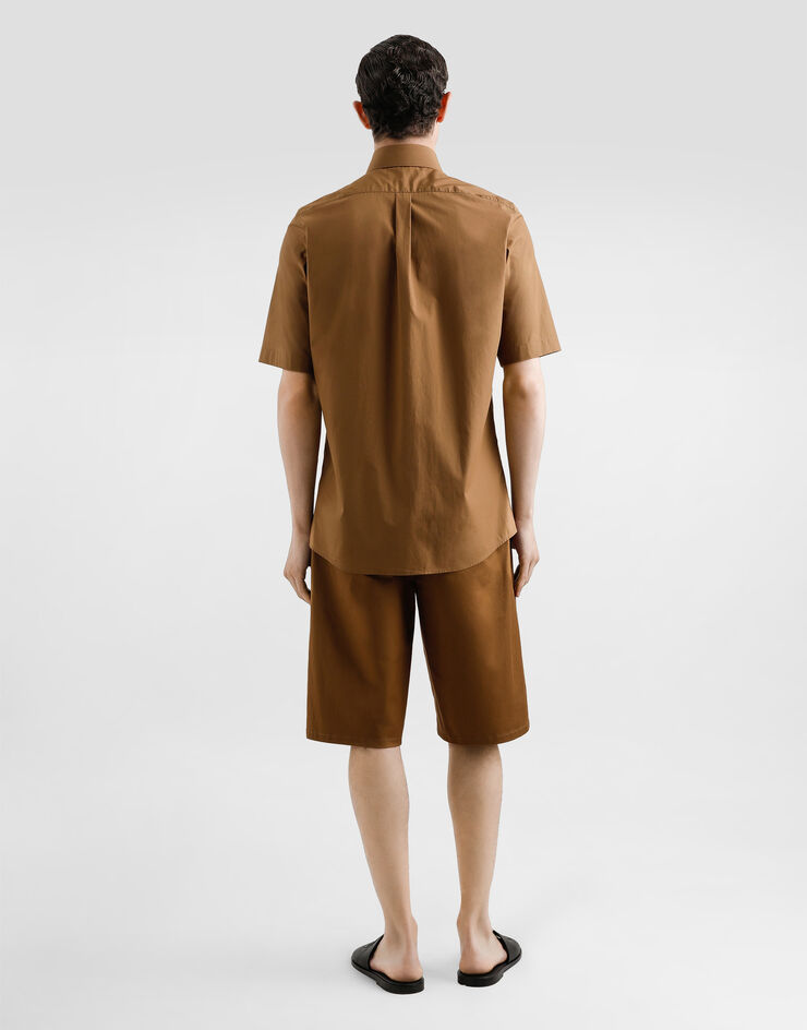 Dolce & Gabbana Cotton shorts with tag Brown GP0Y4TFUFNV