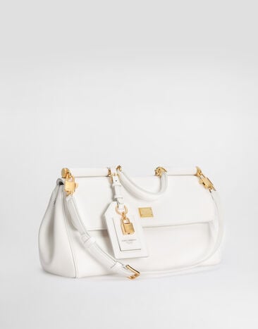 Dolce & Gabbana Medium My Sicily handbag in calfskin White BB7782B7321